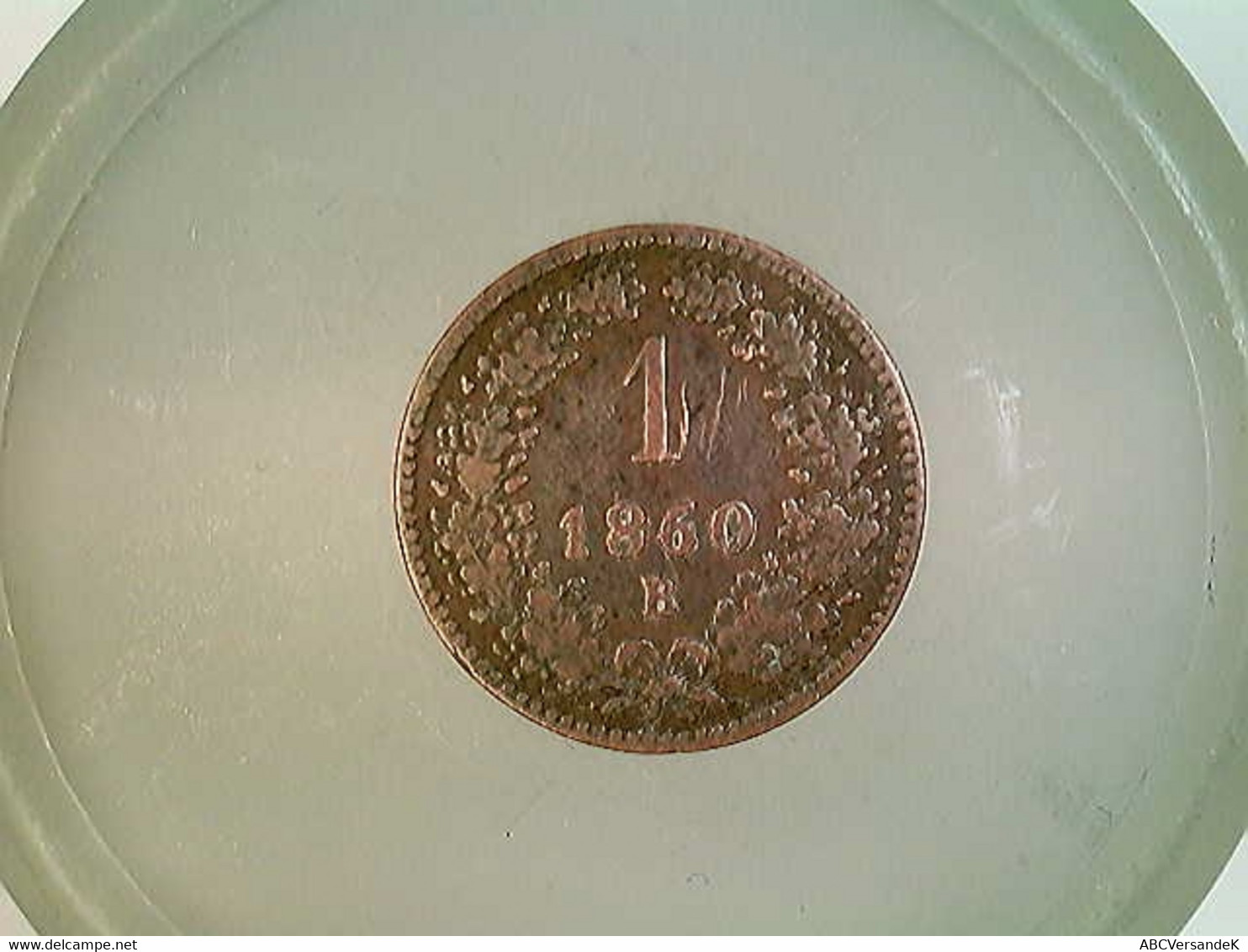 Münze, 1 Kreuzer, 1860 B, Scheidemünze, Österreich - Numismatica