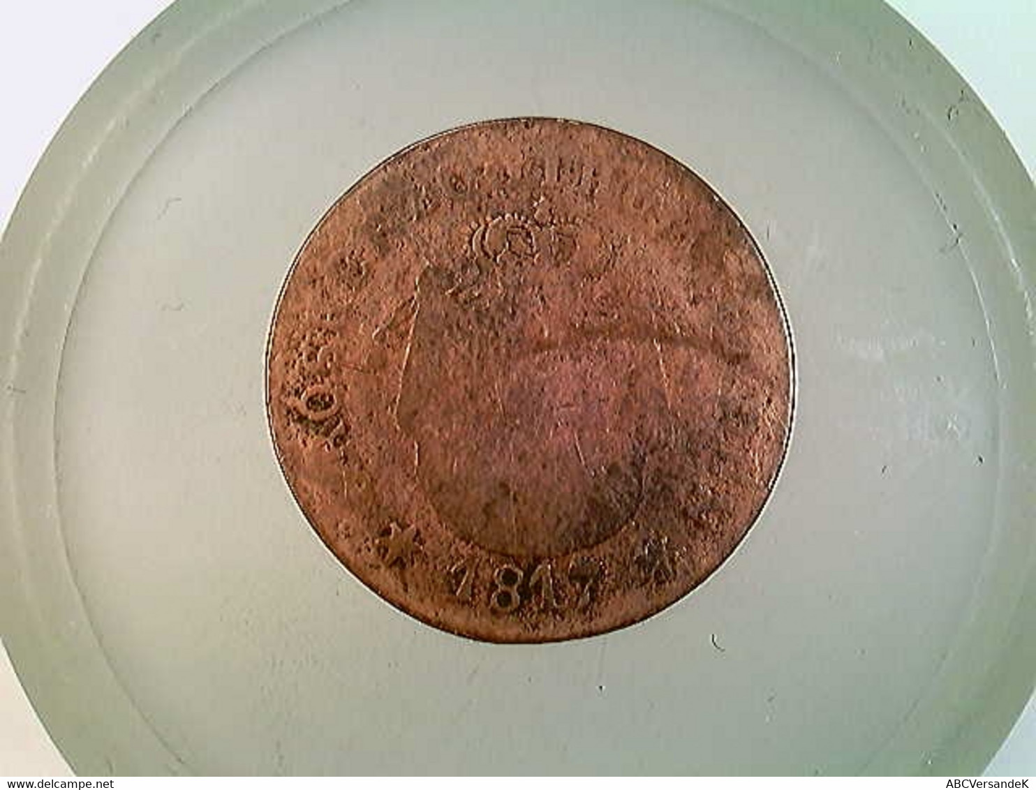 Münze, 1 Kreuzer, 1817, Grosherzogthum Baden - Numismatik