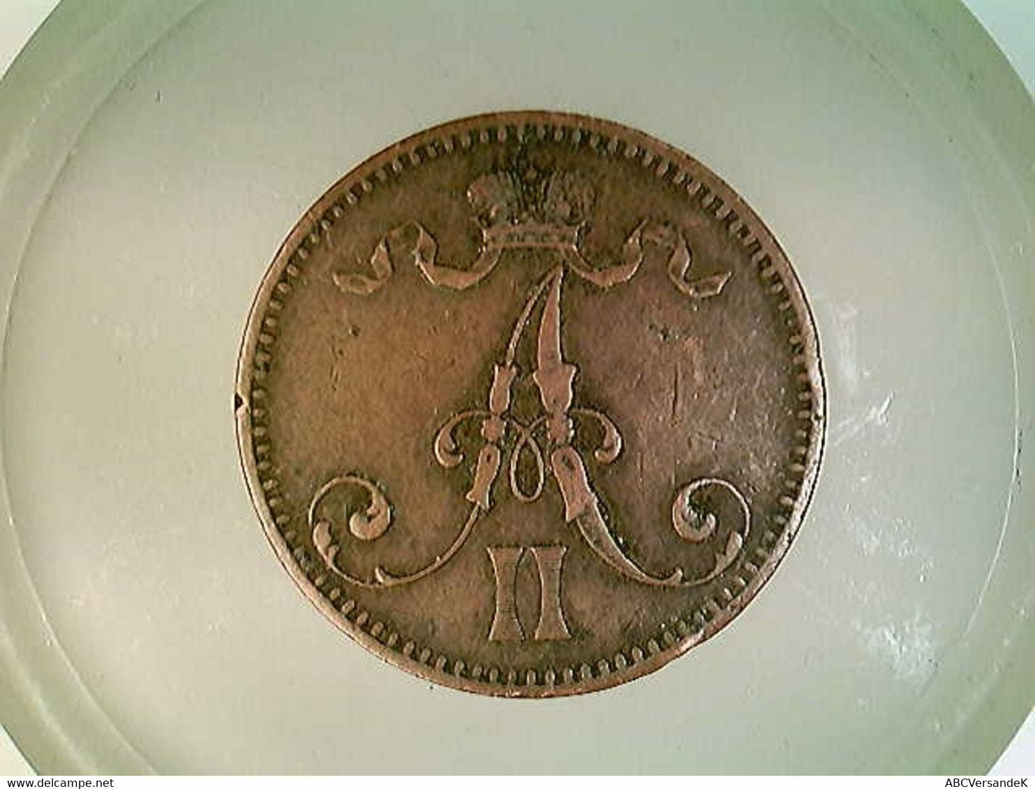Münze, 5 Penniä, 1866, Finnland Unter Zar Alexander II., Kupfer - Numismatica