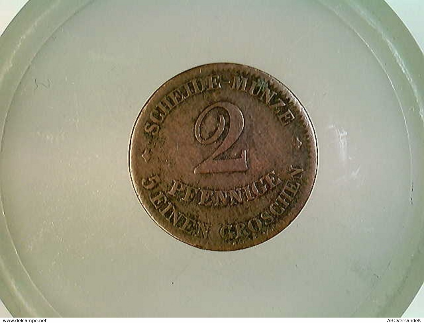 Münze, 2 Pfennige, 1856 F, 5 Einen Groschen, Herzogthum Sachsen Coburg Gotha - Numismatics