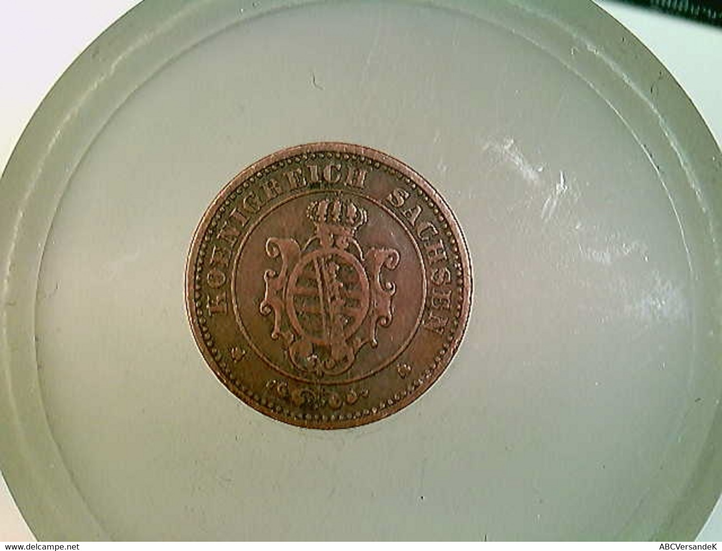 Münze, 2 Pfennige, 1864 B, Scheidemünze, Königreich Sachsen - Numismatics
