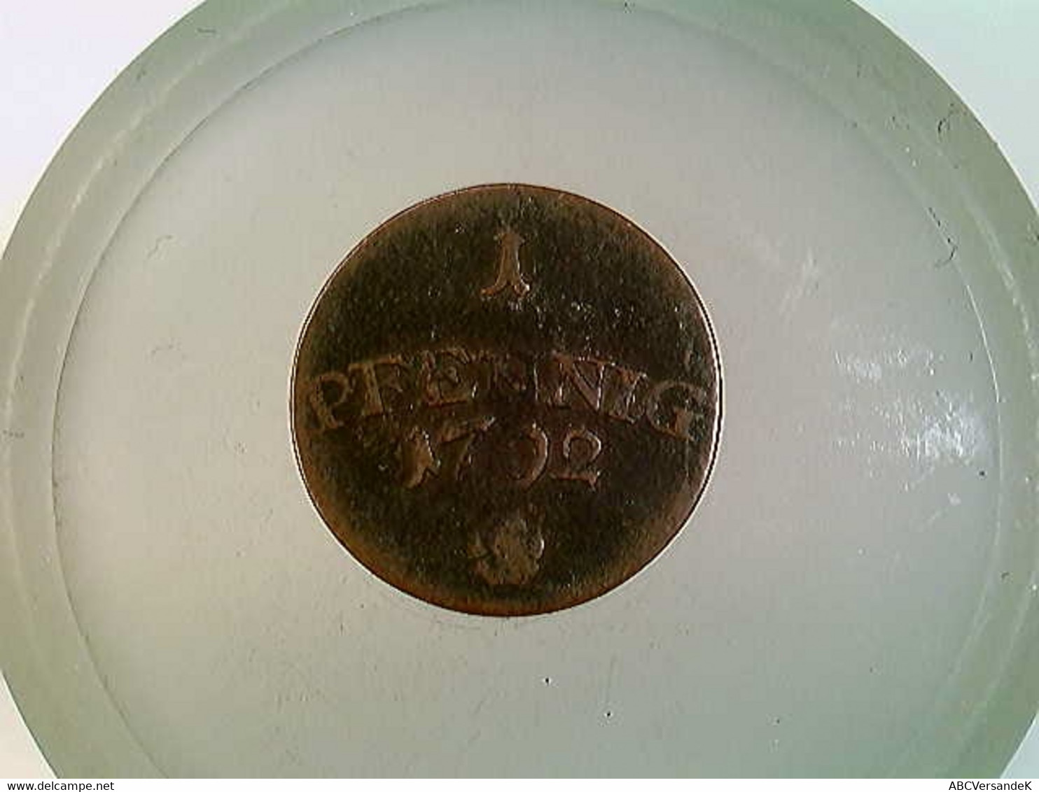 Münze, 1 Pfennig, 1792, Sachsen-Weimar-Eisenach, SWUE, Karl August I. - Numismática