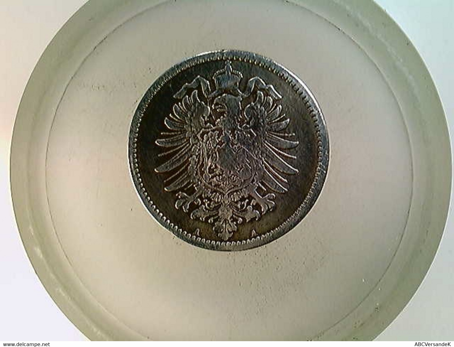 Münze, 1 Reichsmark, 1875 A, Kl. Adler - Numismatik