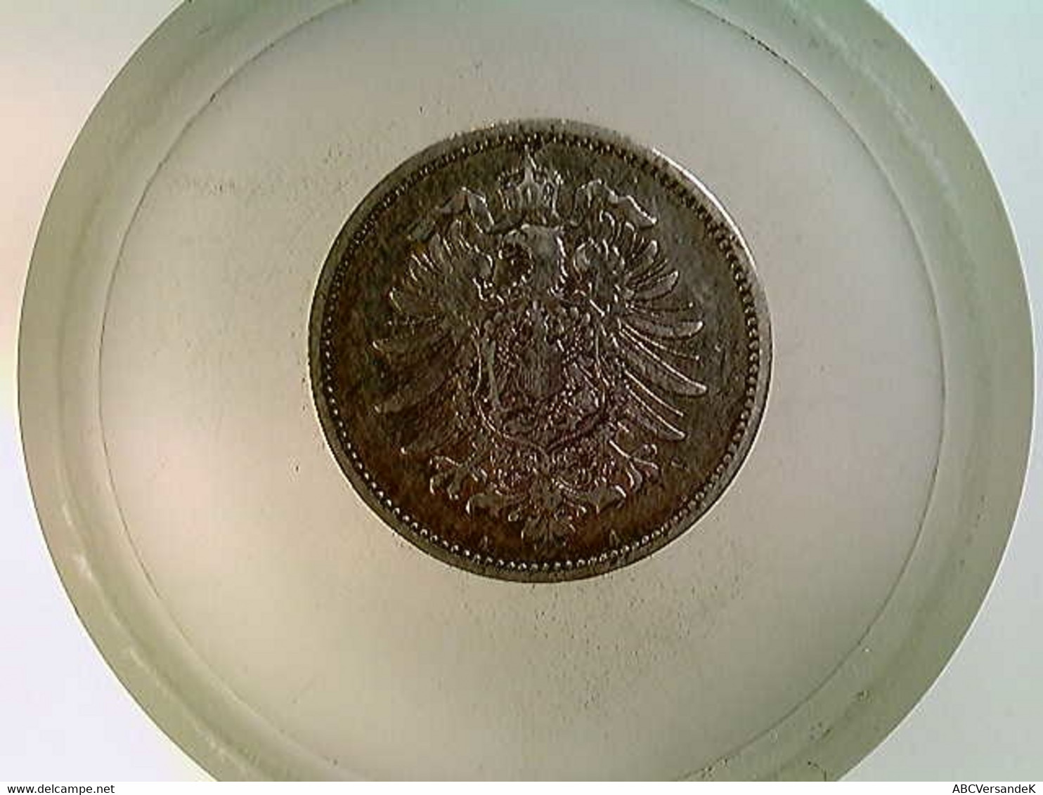 Münze, 1 Reichsmark, 1885 A, Kl. Adler - Numismatiek