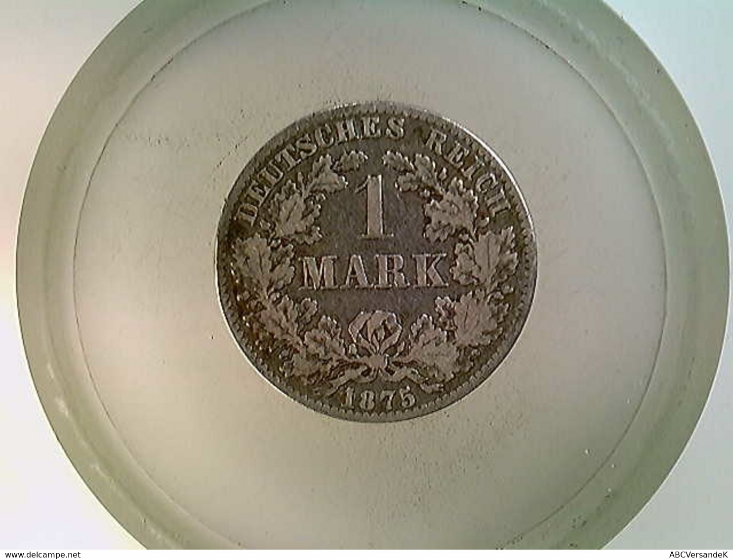 Münze, 1 Reichsmark, 1875 B - Numismatik