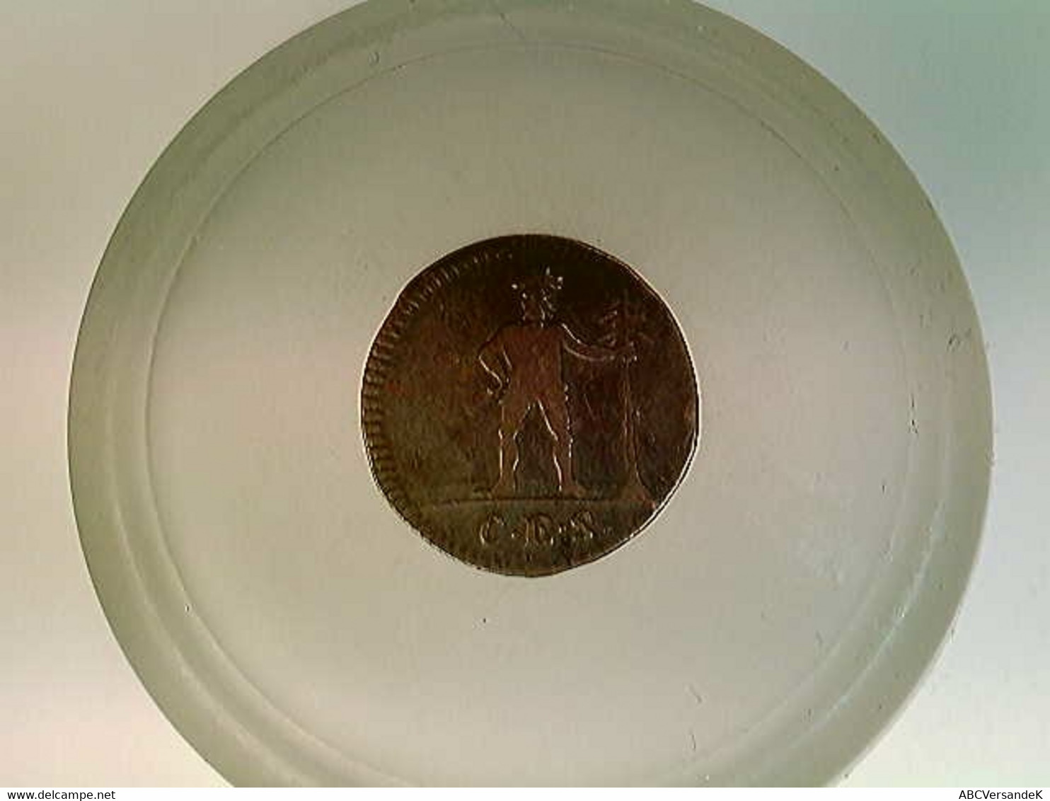 Münze, 1 Pfenning Scheidemünze, 1785, Wilder Mann, C.E.S. - Numismatik