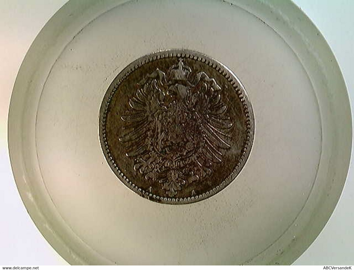 Münze, 1 Reichsmark, 1875 A, Kl. Adler - Numismatiek