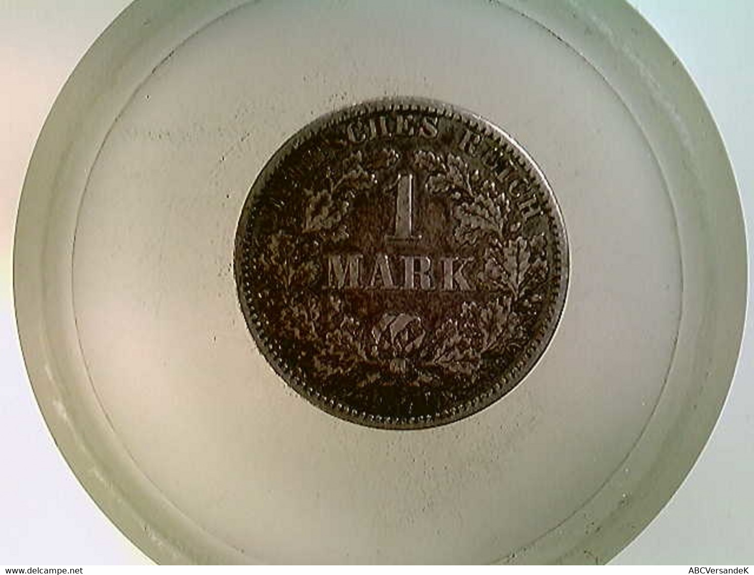 Münze, 1 Reichsmark, 1874 A, Kl. Adler - Numismatik