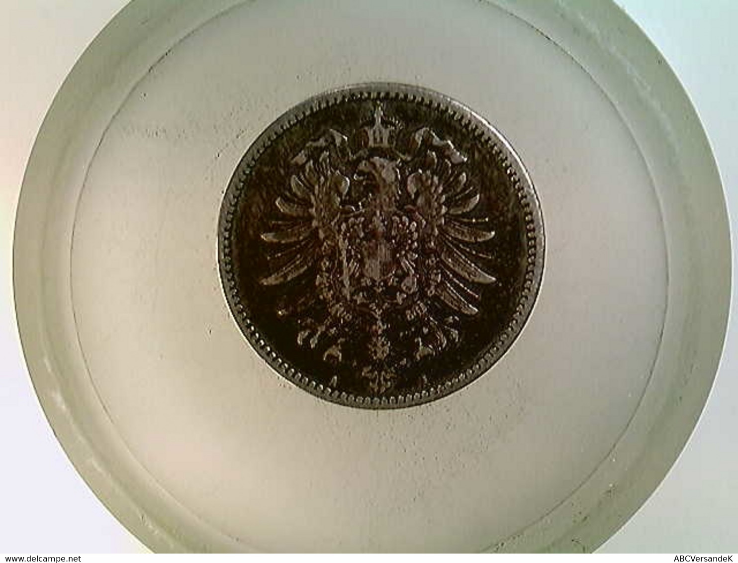 Münze, 1 Reichsmark, 1874 A, Kl. Adler - Numismatik