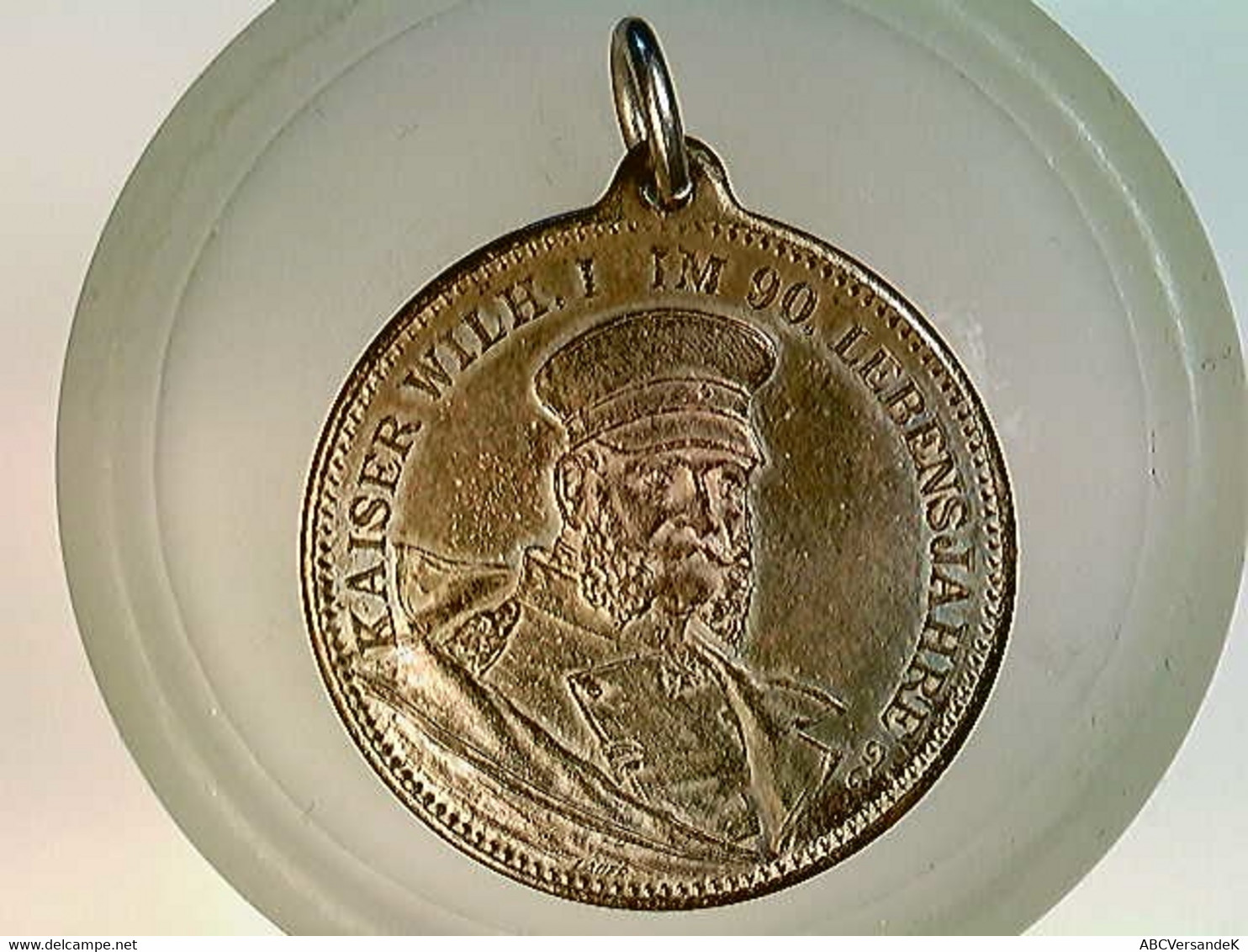 Medaille, 22.3.1897, Kaiser Wilhelm I. Zum 100. Geburtstag, Brustportrait In Uniform, Denkmal - Numismática