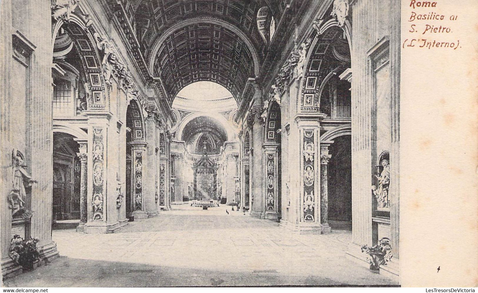 CPA - ITALIA - ROMA - Basilica S. Pietro - L'interno - San Pietro