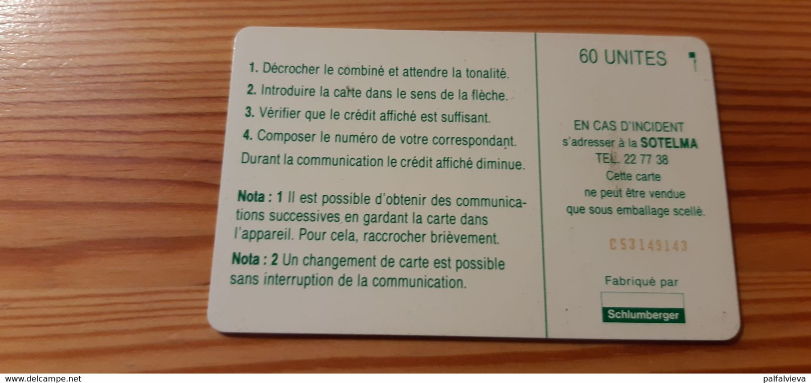 Phonecard Mali - Mali