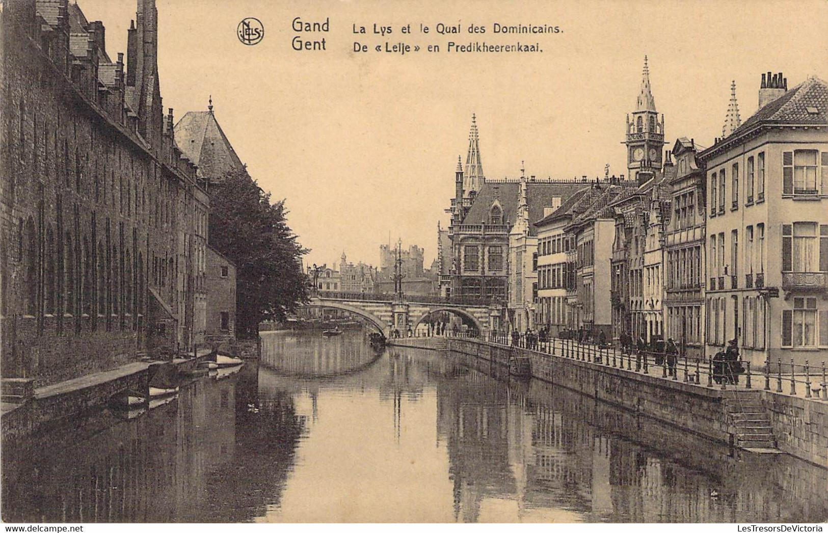 CPA - BELGIQUE - Gand - La Lys Et Le Quai Des Dominicains - Pont - Gent