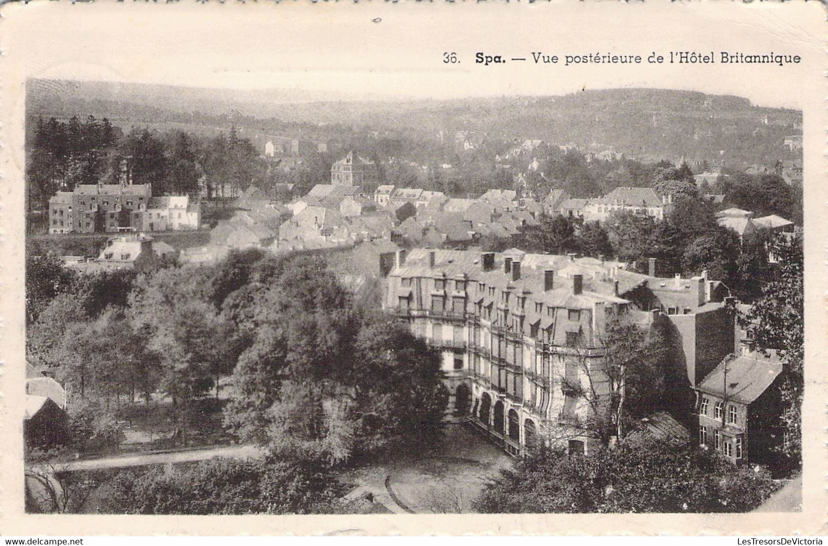 CPA - BELGIQUE - SPA - Vue Postérieure De L'Hôtel Britanique - Spa