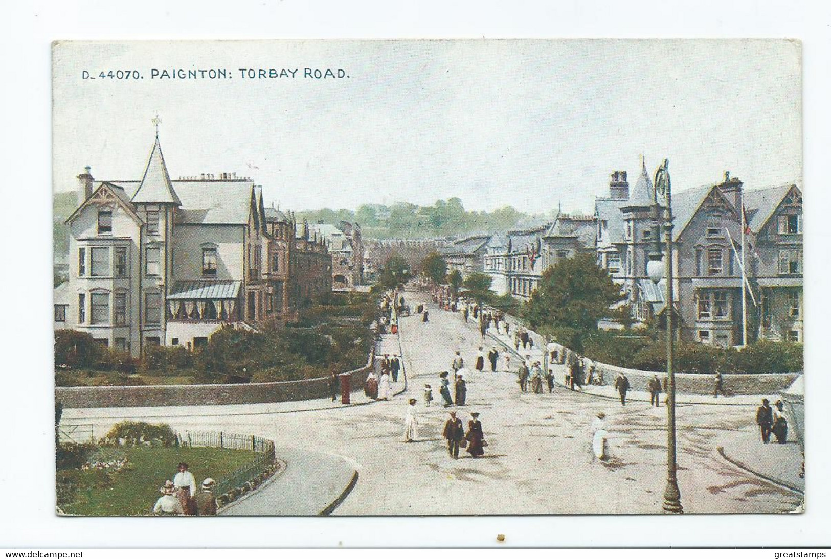 Devon Postcard  Paignton Torbay Road Celesque Series Unused But Written On. - Paignton