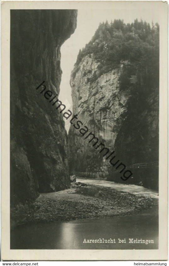 Aareschlucht - Foto-AK - Verlag Brügger AG Meiringen - Brügg