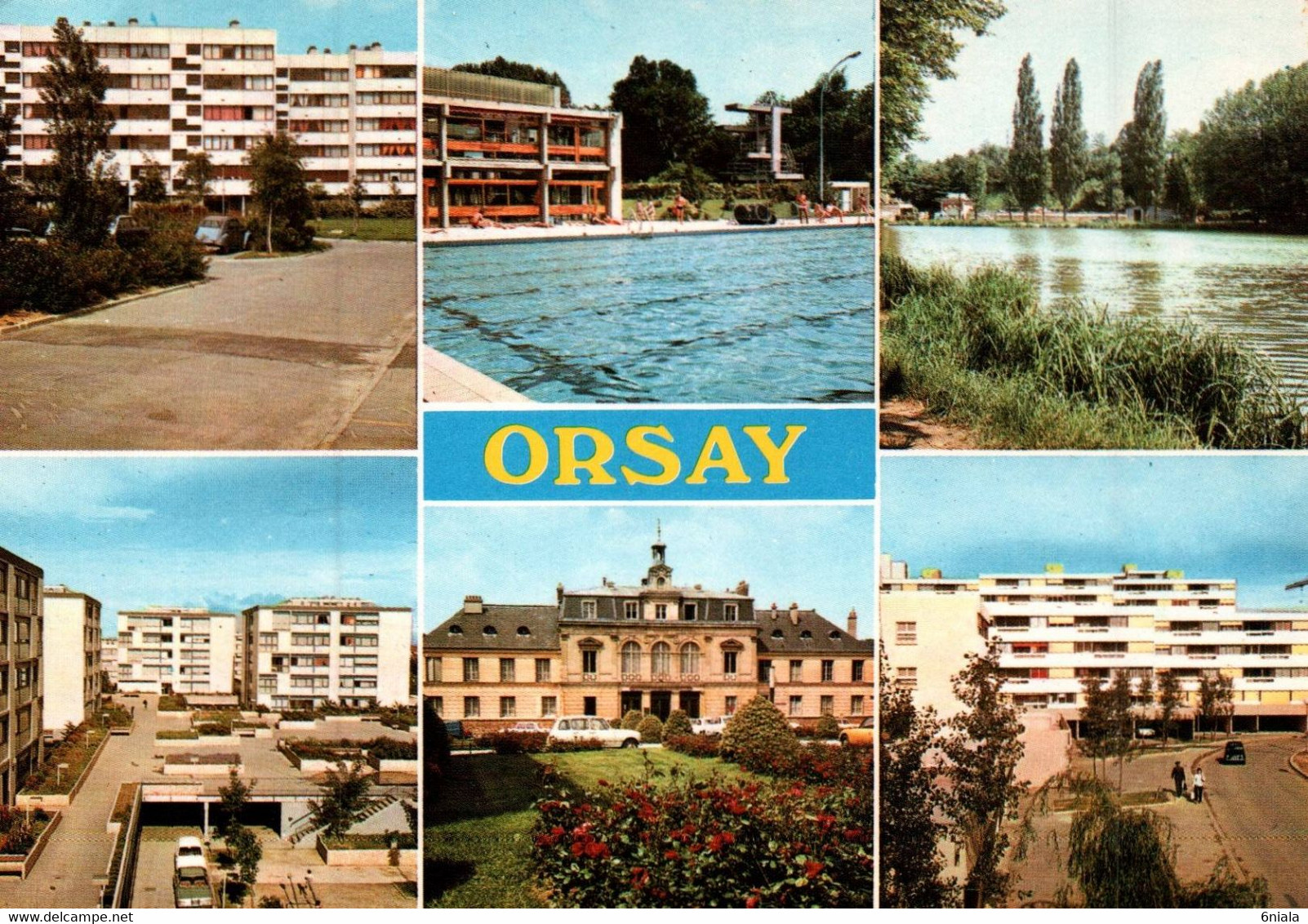 11849 ORSAY Quartier Chantereine, La Mairie, Quartier Courdimanche, Hautes Plaines, Le Lac,  Piscine  91 Essonne - Orsay