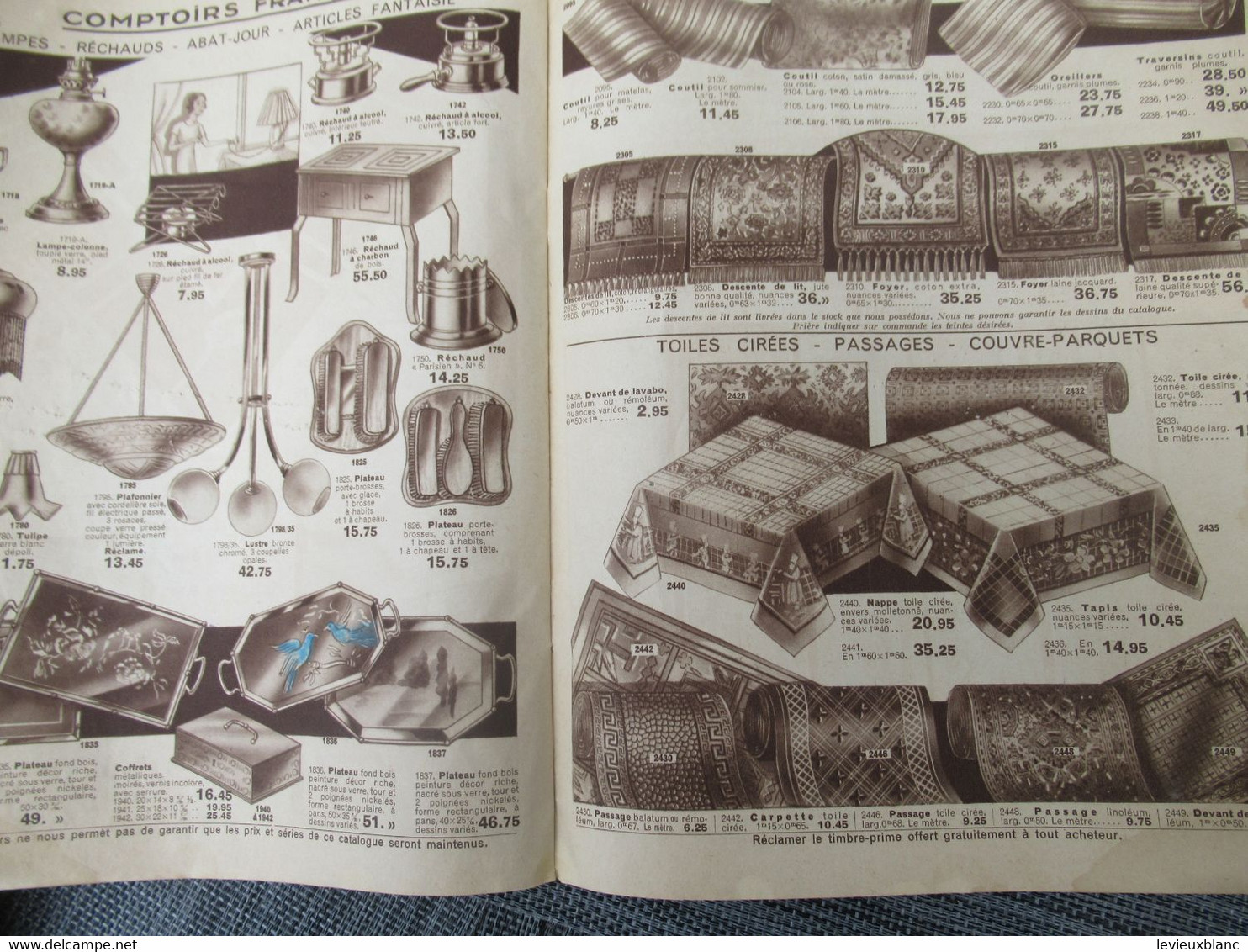 Catalogue Ménage-Jardinage/ Comptoirs Français/Articles De Ménage/ E. MIGNOT/ REIMS-PANTIN/ Vers 1930-1950    CAT285 - Interieurdecoratie