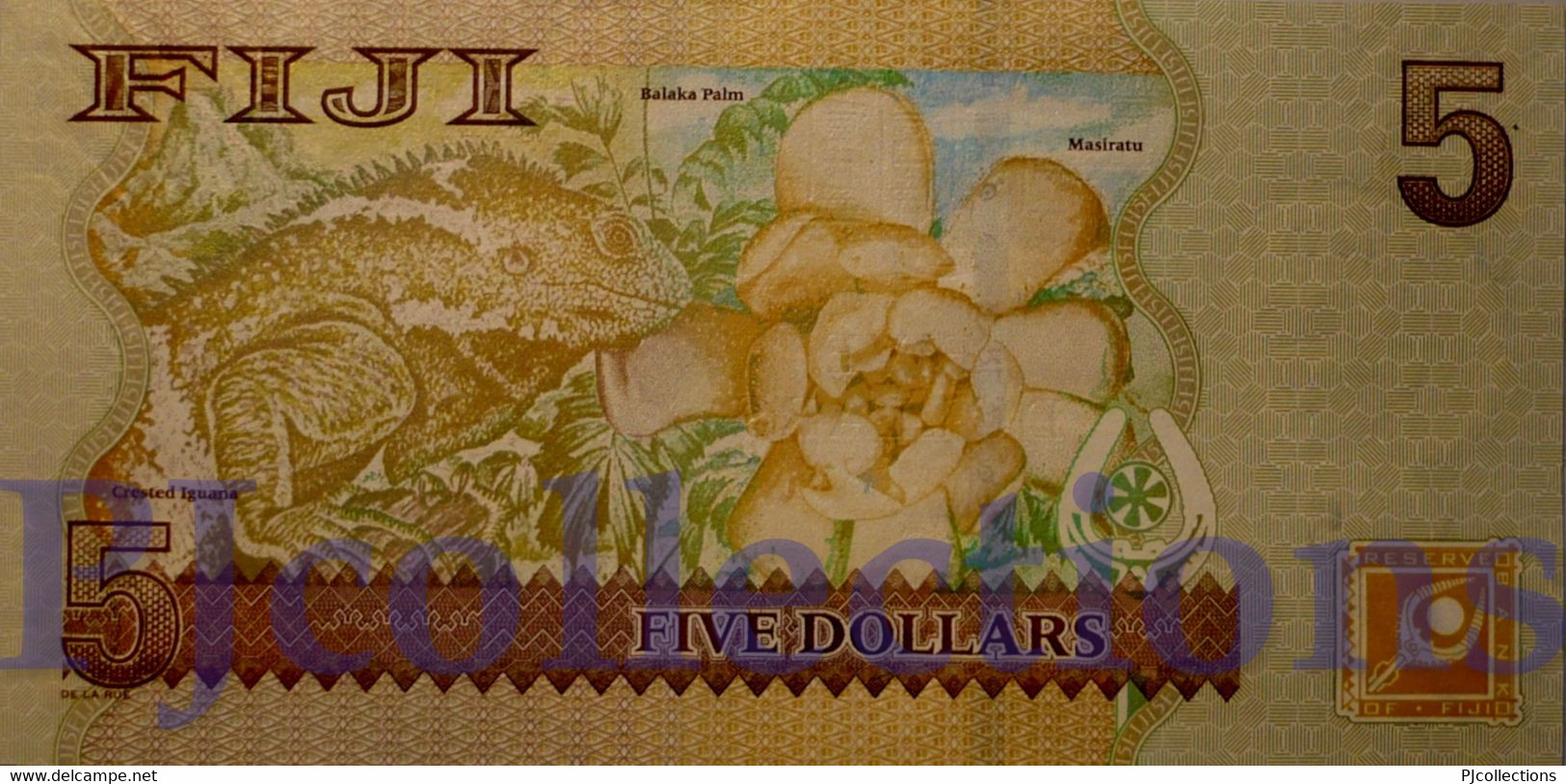 FIJI 5 DOLLARS 2007 PICK 110b UNC - Fidji
