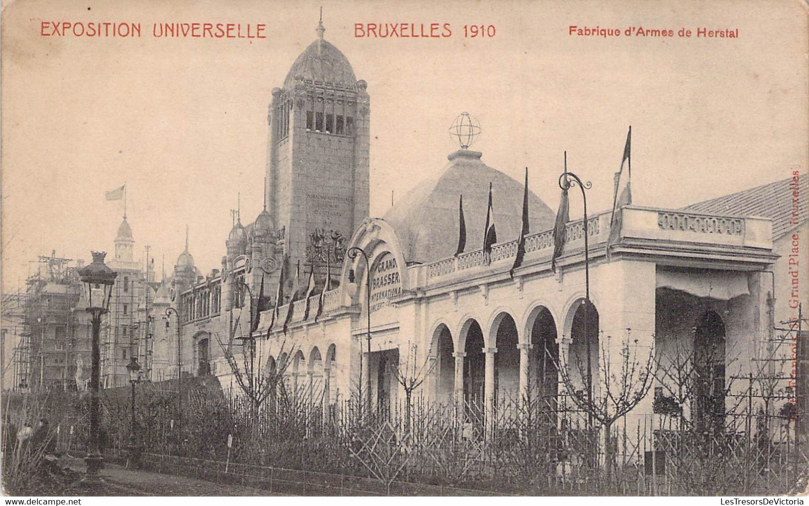 CPA - BELGIQUE - BRUXELLES - Exposition Universelle Bruxelles 1910 Fabrique D'armes De Herstal - Expositions Universelles