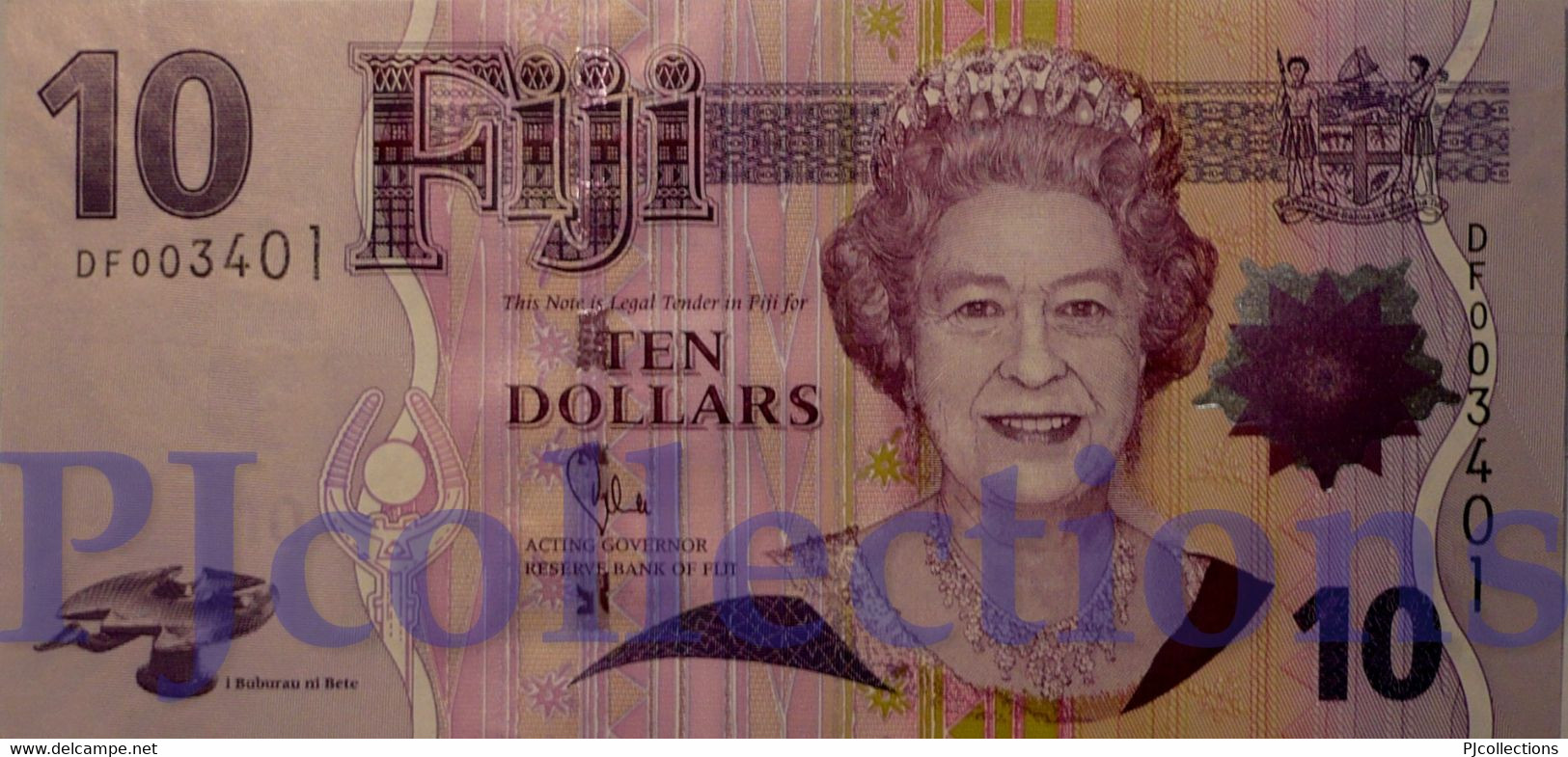 FIJI 10 DOLLARS 2007 PICK 111b UNC - Fiji