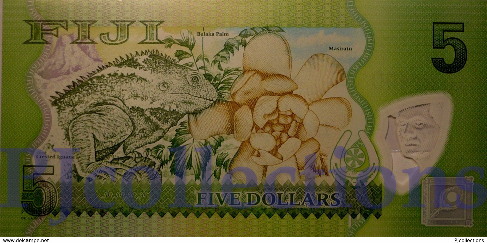 FIJI 5 DOLLARS 2013 PICK 115a POLYMER UNC - Fidschi