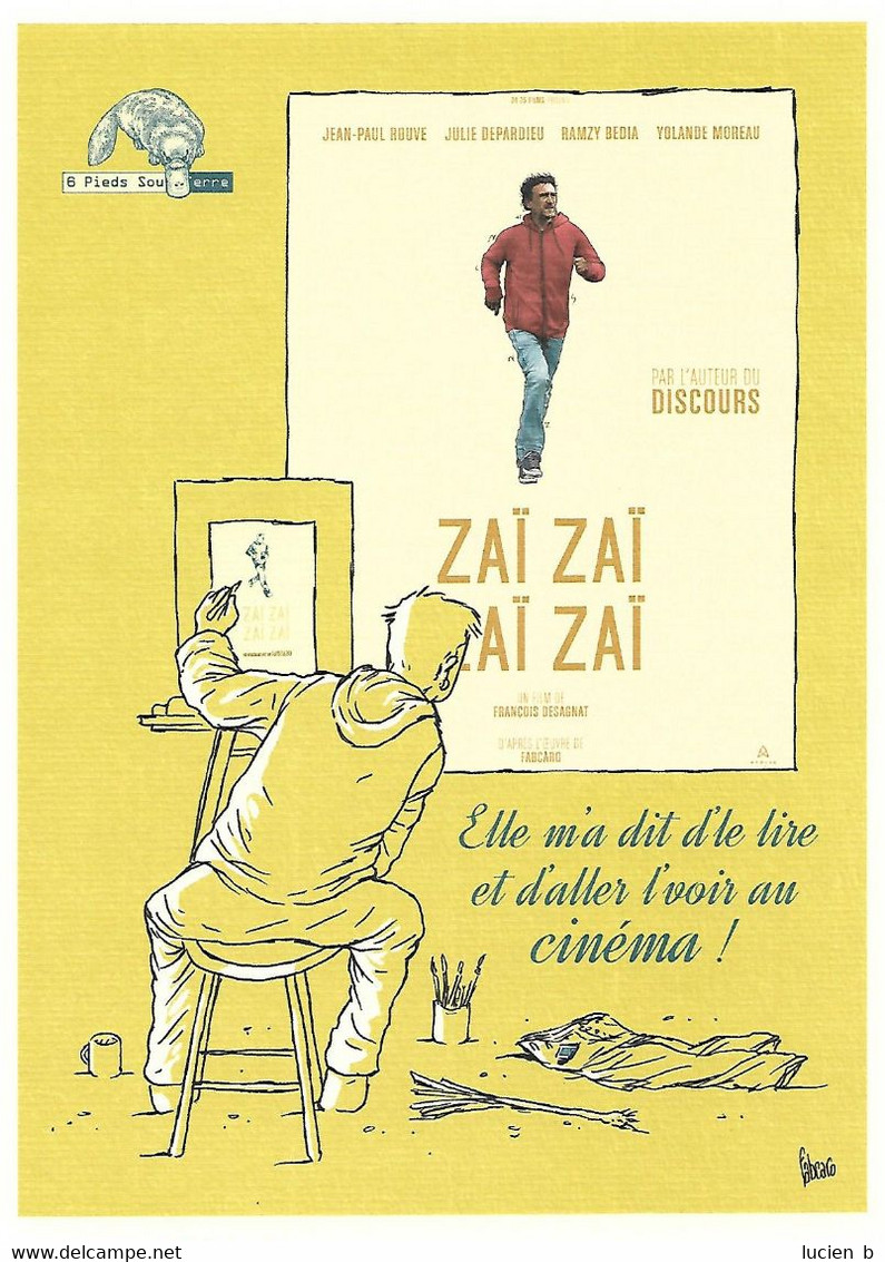 FABCARO  -  Ex-libris "Zaï Zaï Zaï Zaï" - Künstler D - F