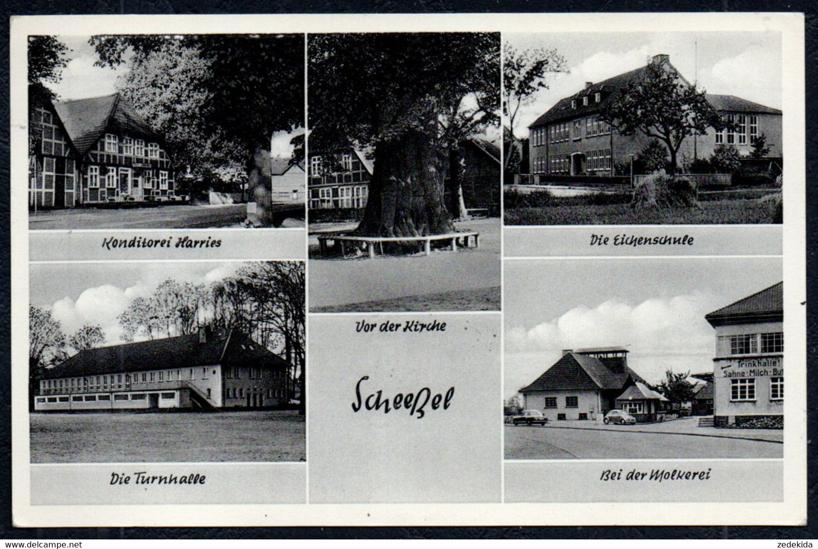 F6537 - Scheeßel MBK - Turnhalle Molkerei Schule Konditorei - Verlag Volckmer - Rotenburg (Wuemme)