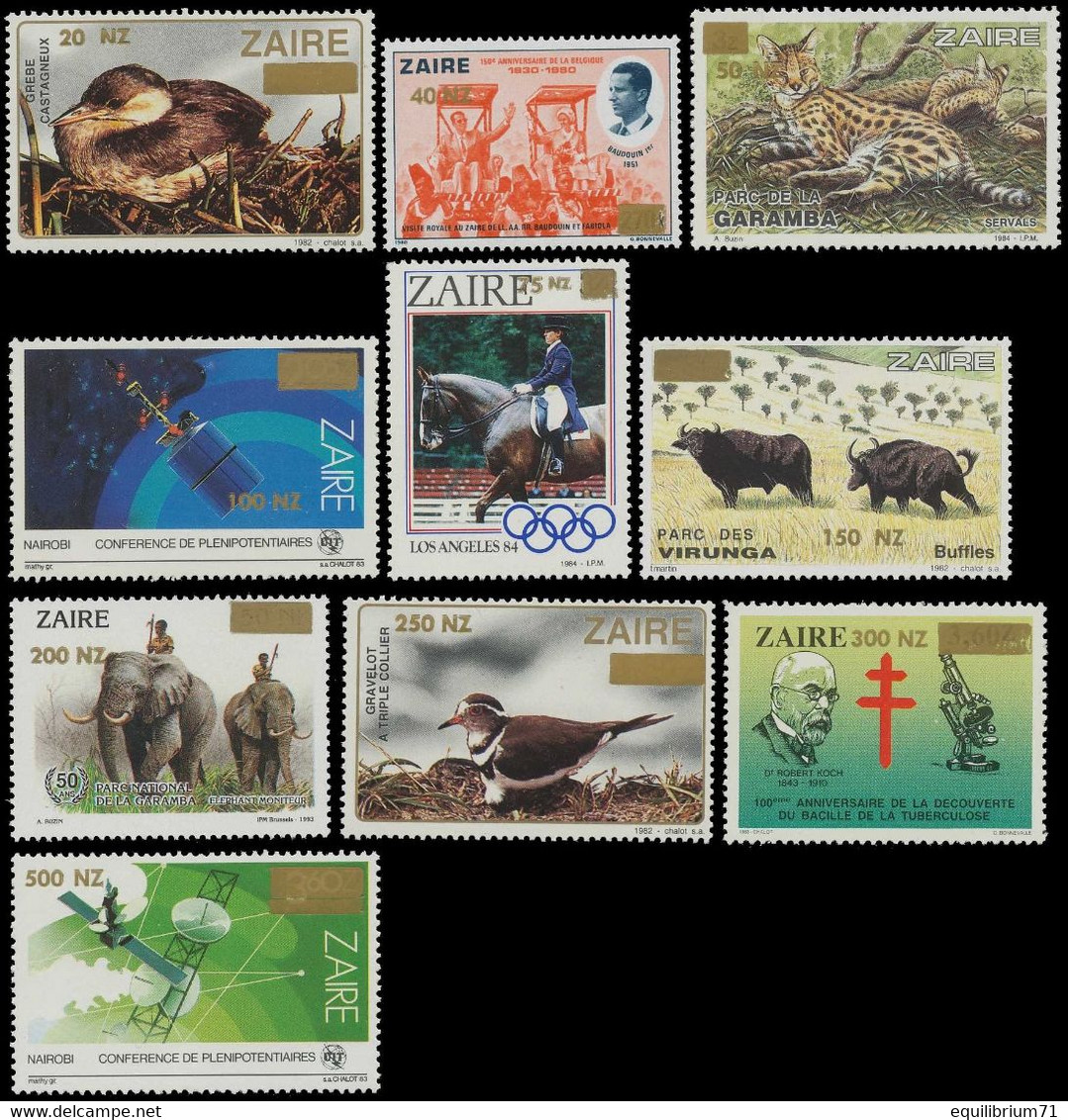 1474/1483** - Tranche "G" / Uitgifte "G" - ZAÏRE - Springreiten