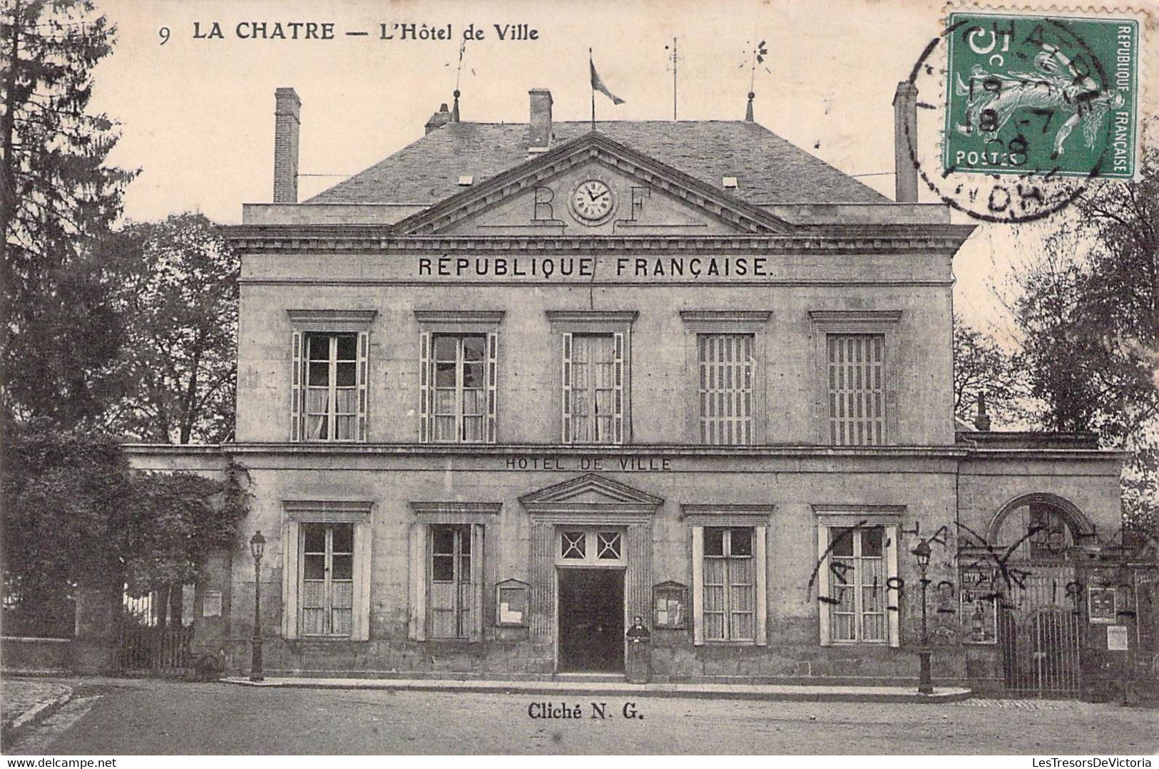CPA - 36 - LA CHATRE - Hotel De Ville - La Chatre