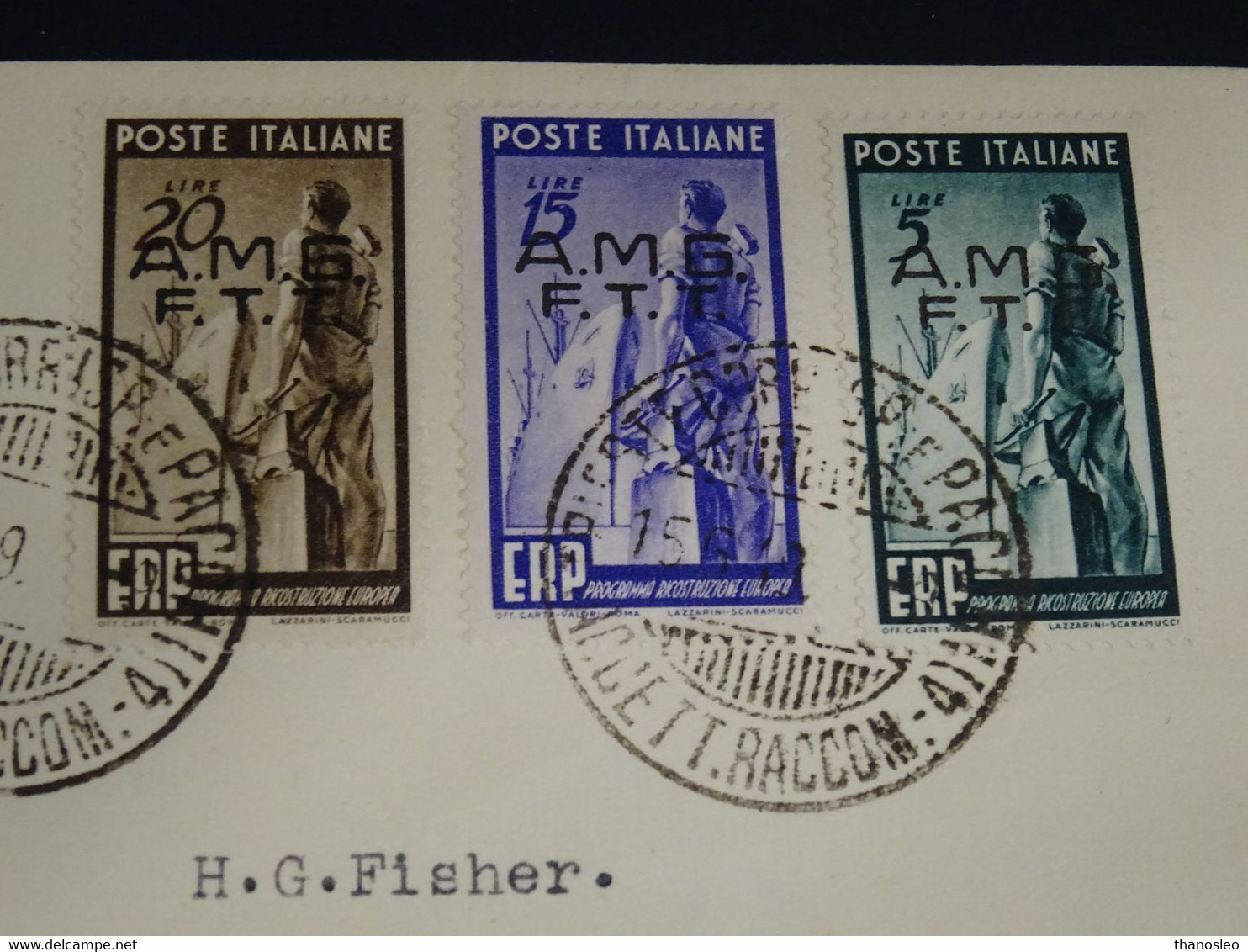 Italy Trieste 1949 Europa RARE FDC VF - Eilsendung (Eilpost)