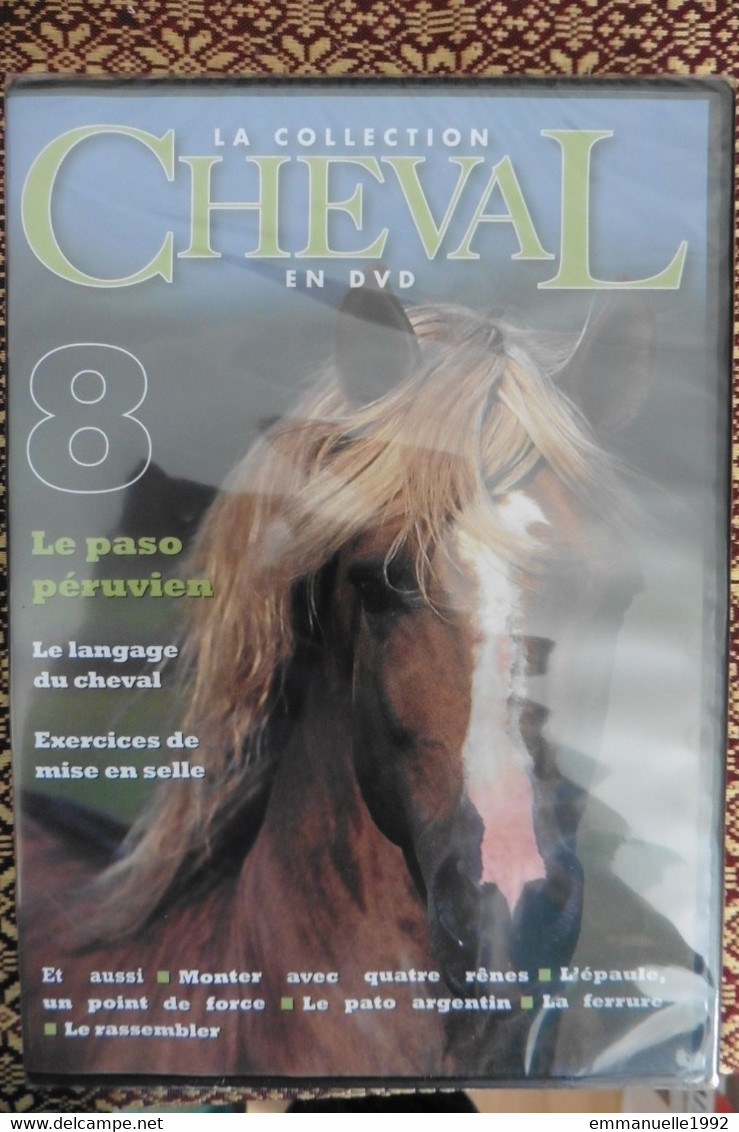 Neuf - DVD L'Univers Du Cheval N°8 Le Paso Péruvien - Le Langage Du Cheval - Exercices - Neuf Sous Cellophane - Documentales