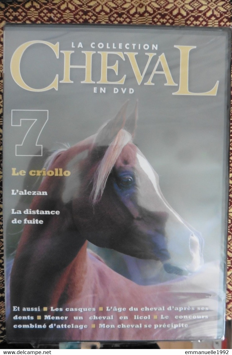 Neuf - DVD L'Univers Du Cheval N°7 Le Criollo - L'alezan - La Distance De Fuite - L'âge - Neuf Sous Cellophane - Documentaires