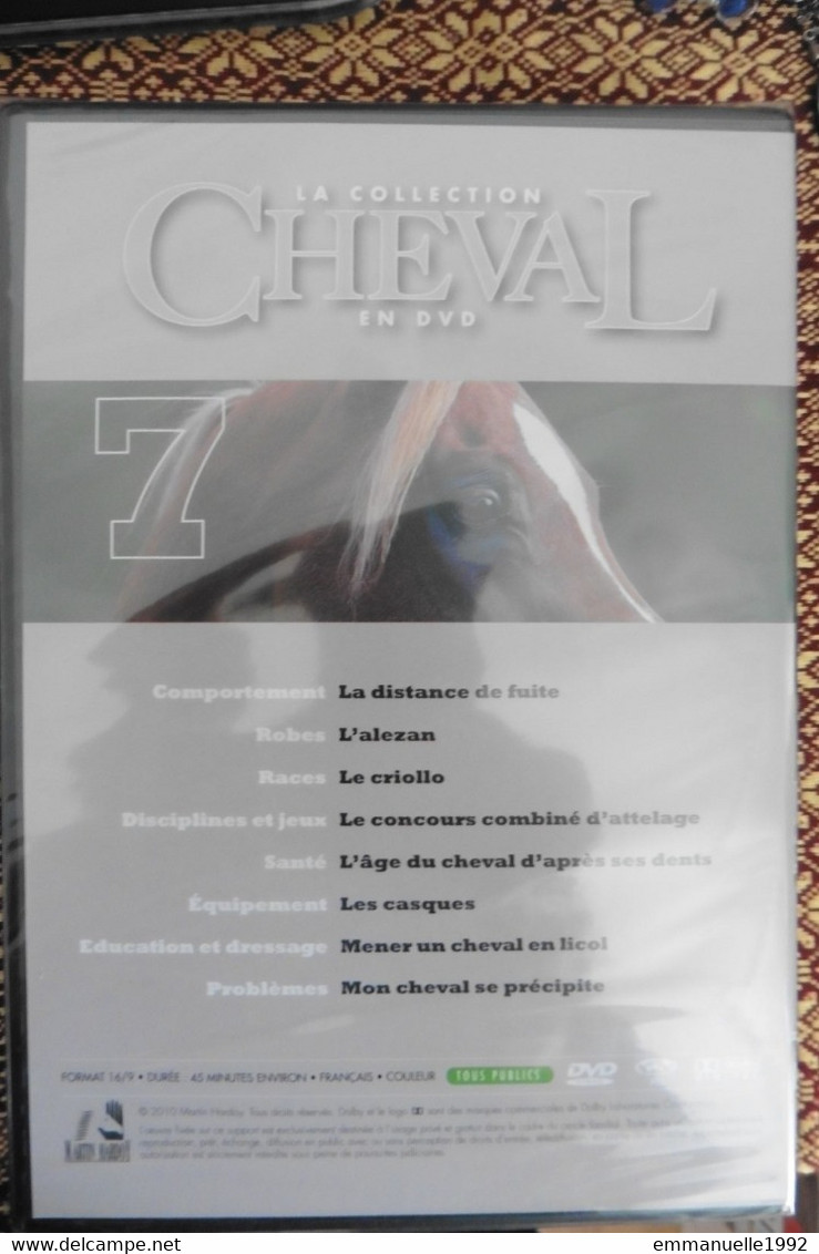 Neuf - DVD L'Univers Du Cheval N°7 Le Criollo - L'alezan - La Distance De Fuite - L'âge - Neuf Sous Cellophane - Documentary