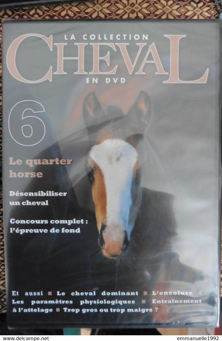 Neuf - DVD L'Univers Du Cheval N°6 Le Quarter Horse - Concours Complet - Désensibiliser - Neuf Sous Cellophane - Dokumentarfilme