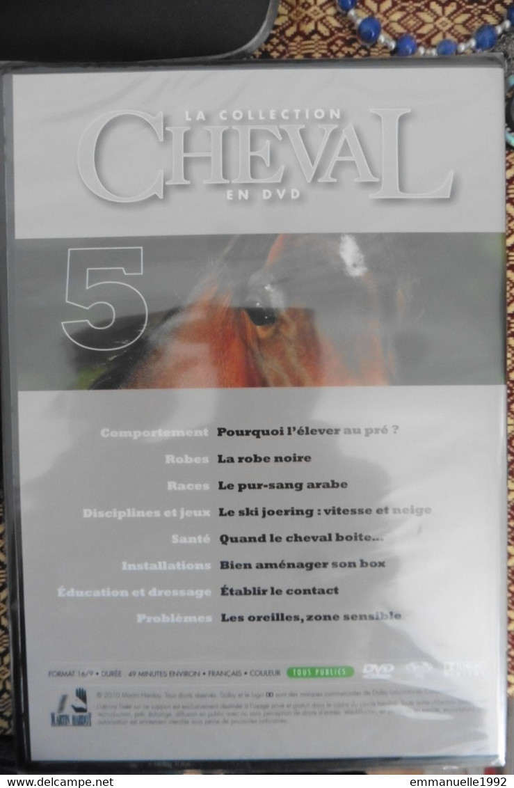 Neuf - DVD L'Univers Du Cheval N°5 Le Pur-sang Arabe - L'élever Au Pré - La Robe Noire - Neuf Sous Cellophane - Dokumentarfilme