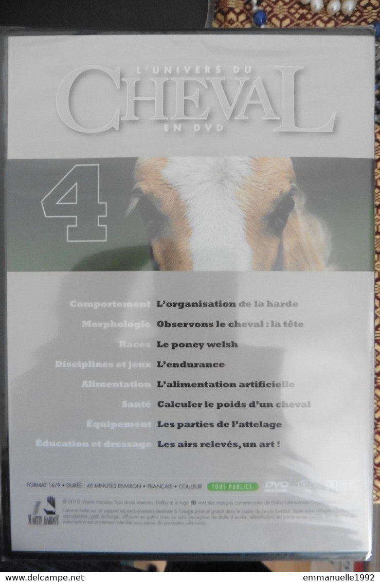 Neuf - DVD L'Univers Du Cheval N°4 Le Poney Welsh - Harde - Calculer Le Poids Du Cheval - Neuf Sous Cellophane - Documentary