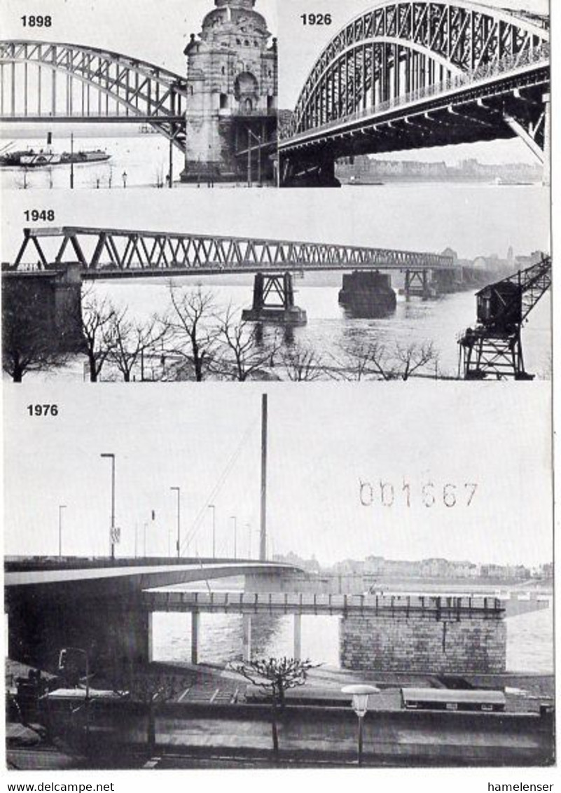 53608 - Bund - 1971 - 40Pfg Unfall PGAAnsKte SoStpl DUESSELDORF - BRUECKENVERSCHUB -> Essen - Bridges
