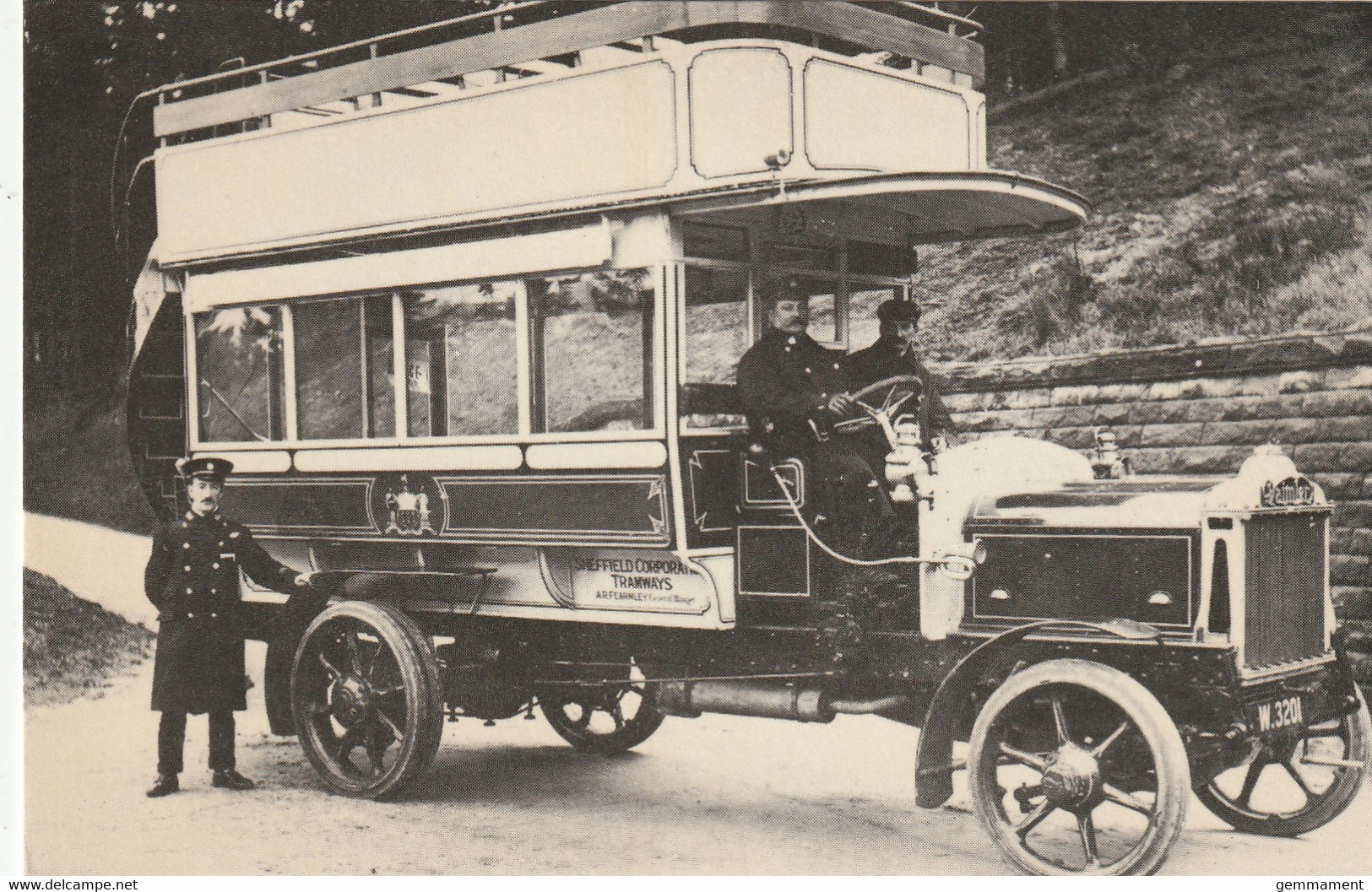 SHEFFIELD -WYMING BROOK.  DAIMLER BUS.  REPRINT - Sheffield