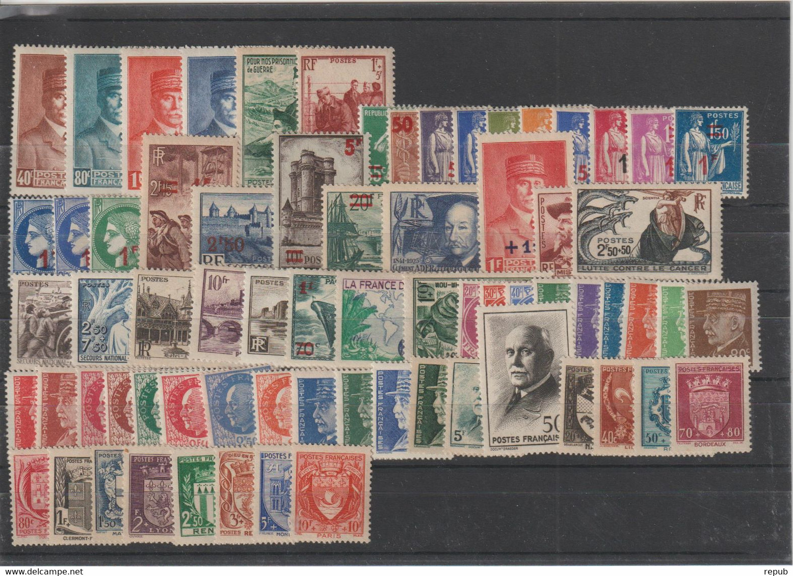 France Année Complète 1941 Du 470 Au 537, 70 Val ** MNH - 1940-1949