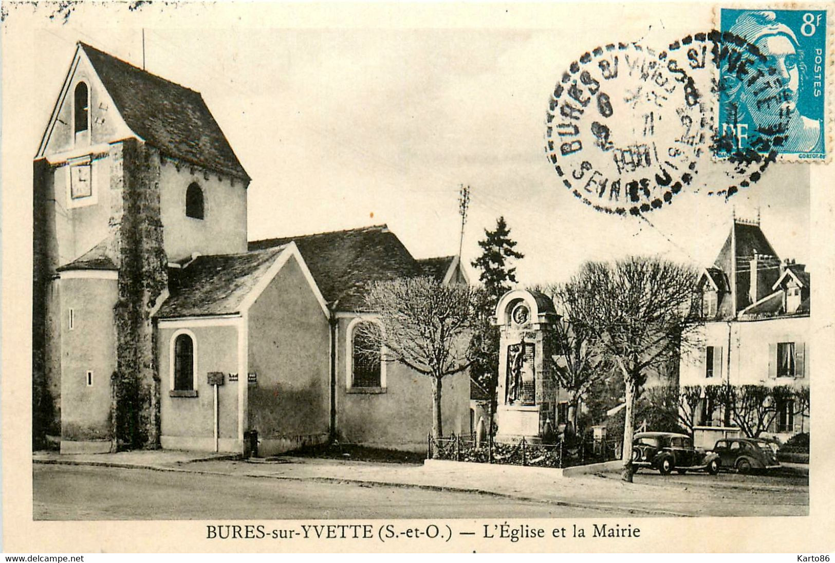 Bures Sur Yvette * Place De L'église Et La Mairie - Bures Sur Yvette