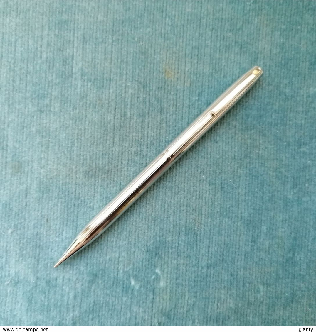 MATITA MECCANICA SHEAFFER WHITE DOT ACCIAIO 1990 SHEAFFER MECHANICAL PENCIL STANLEY STEEL - Stylos