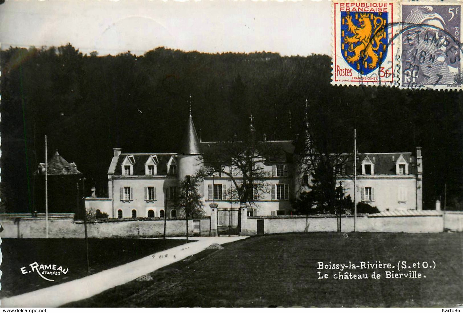 Boissy La Rivière * Vue Sur Le Château De Bierville - Boissy-la-Rivière