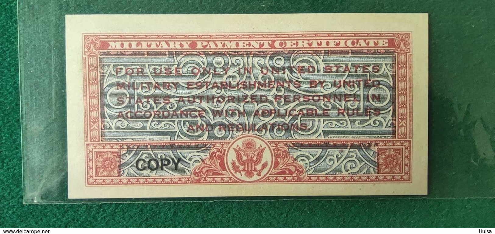 STATI UNITI 25 Cent Serie 471 COPY - 1947-1948 - Series 471