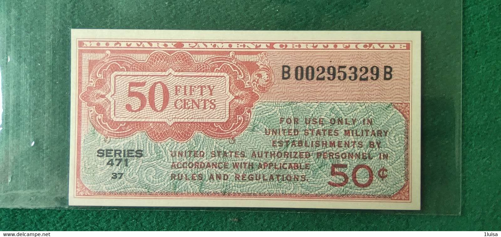 STATI UNITI 50 Cent Serie 471 COPY - 1947-1948 - Serie 471