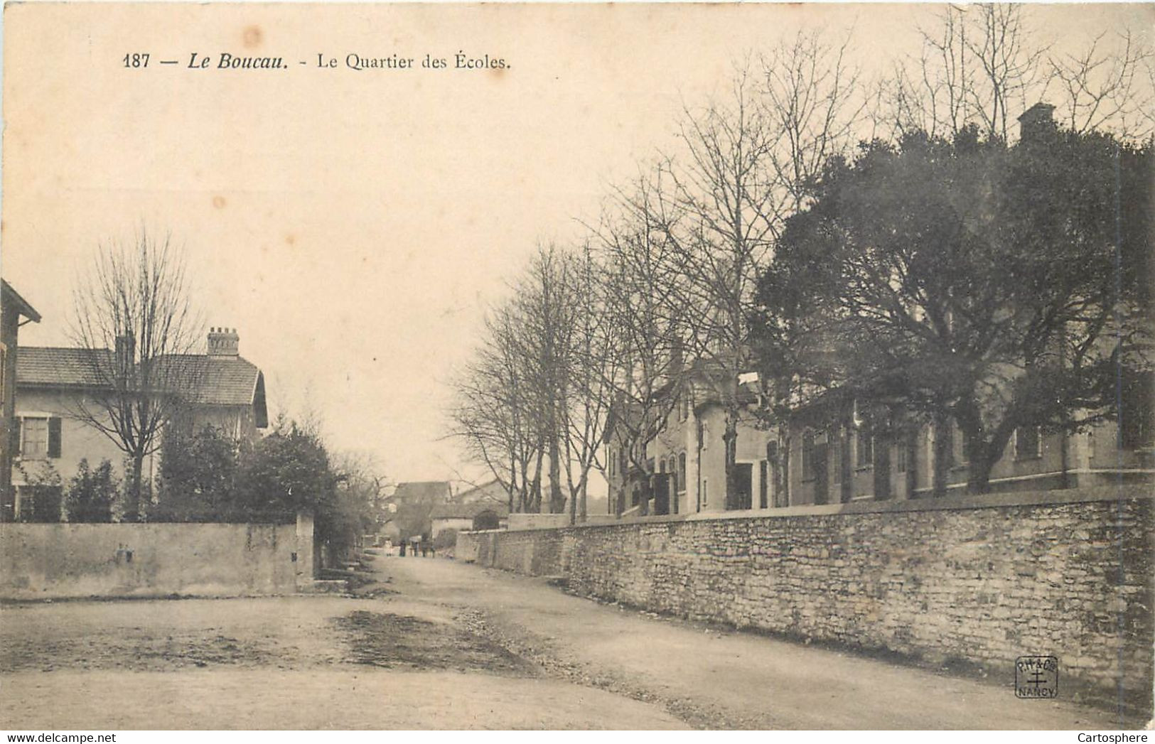 CPA 64 Pyrénées-Atlantiques > Le Boucau Le Quartier Des Ecoles - Boucau