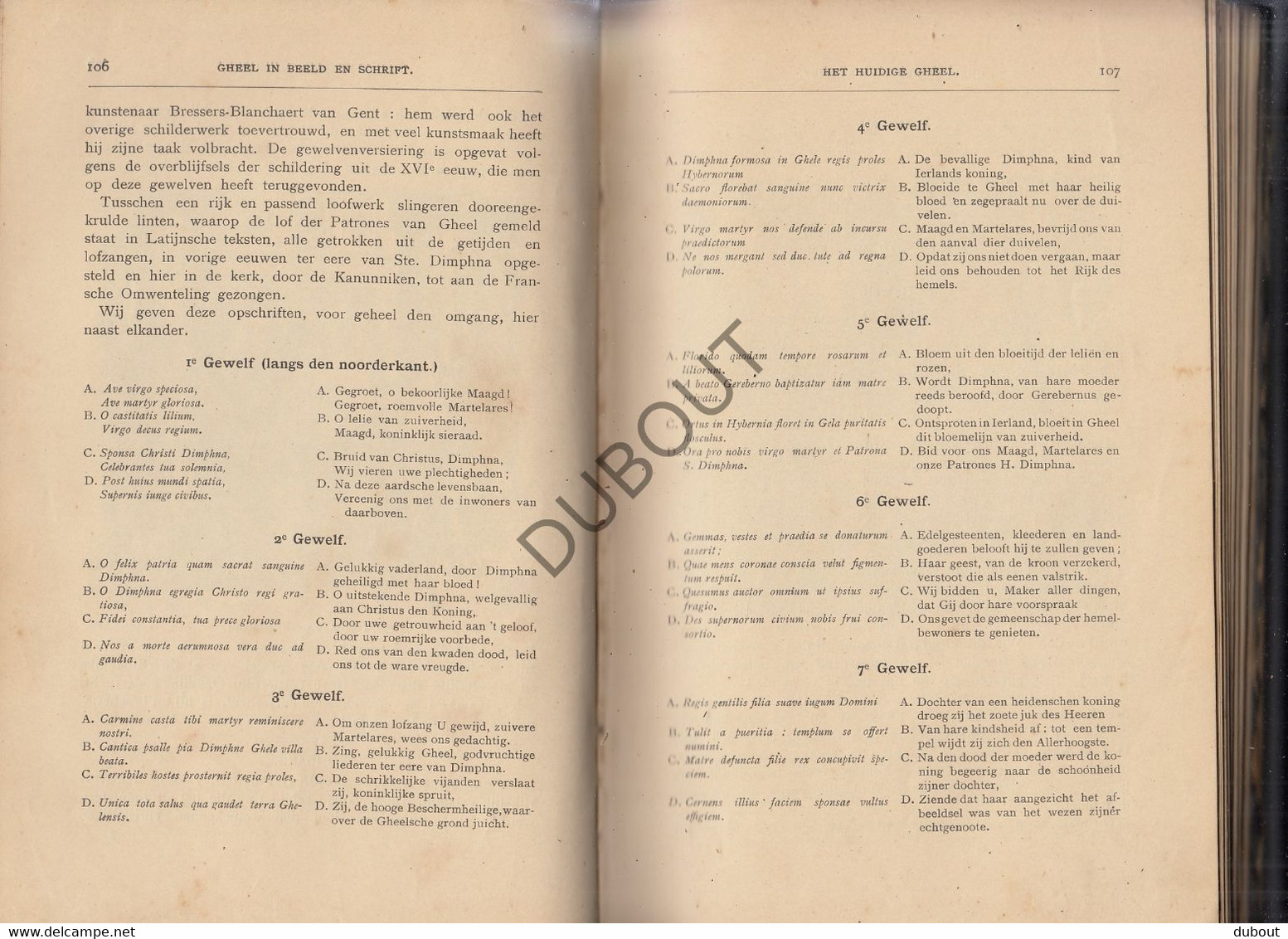 GHEEL/GEEL - Gheel in Beeld en Schrift - G. Janssens - 1900 - Tunhout - Met illustraties   (S214)