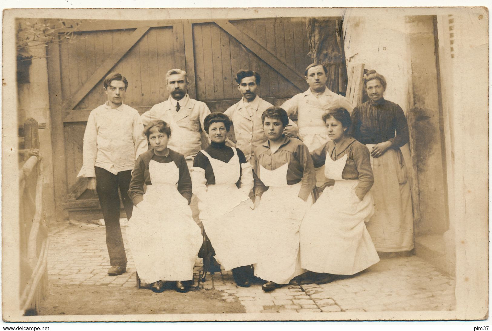 LA RICHE, Sainte Anne - Carte Photo  - Charcuterie CREPIN, Vue Intérieure - La Riche