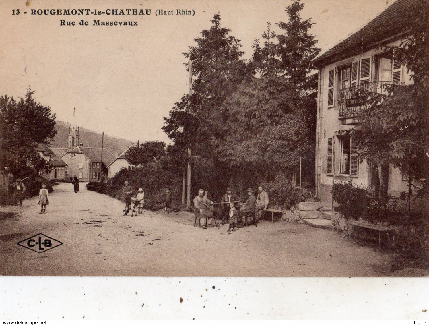ROUGEMONT-LE-CHATEAU RUE DE MASSEVAUX - Rougemont-le-Château