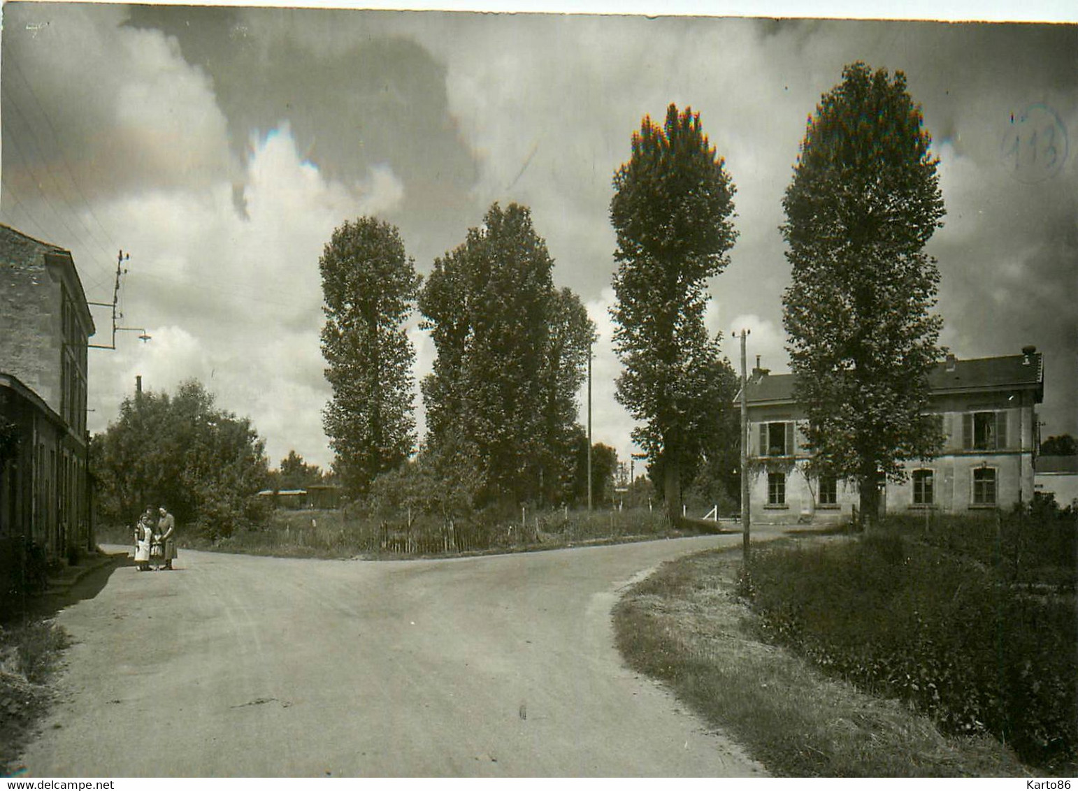 Frontenay Rohan Rohan * Carte Photo * Route Du Village - Frontenay-Rohan-Rohan